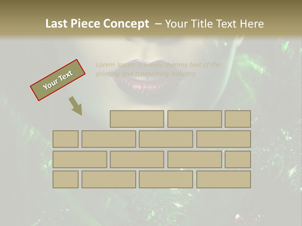 Seductive Glamour Brilliant PowerPoint Template