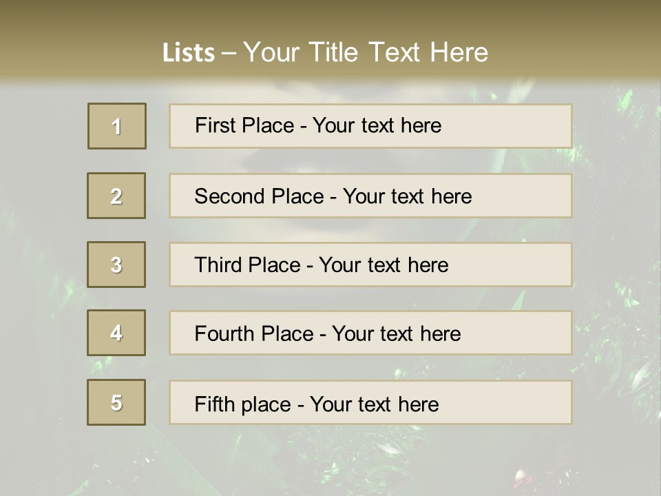 Seductive Glamour Brilliant PowerPoint Template