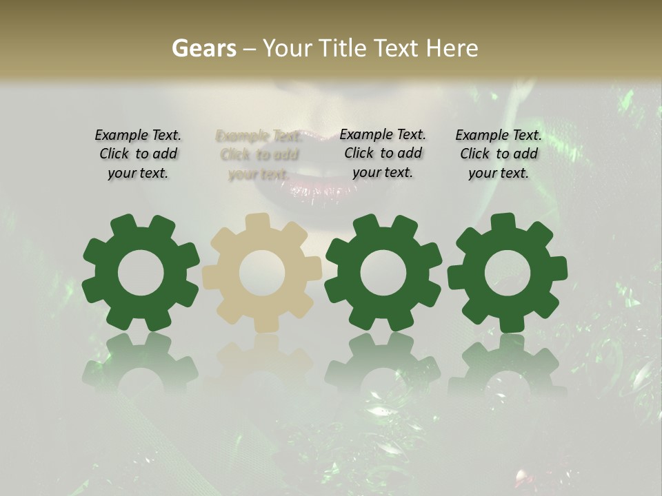 Seductive Glamour Brilliant PowerPoint Template