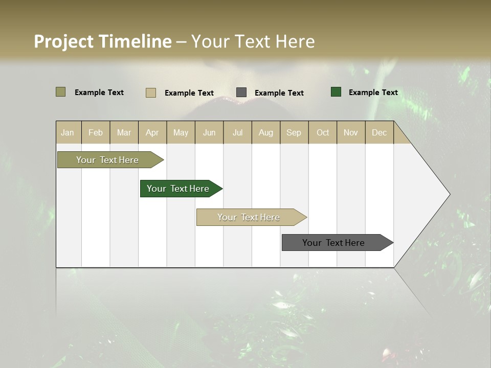 Seductive Glamour Brilliant PowerPoint Template