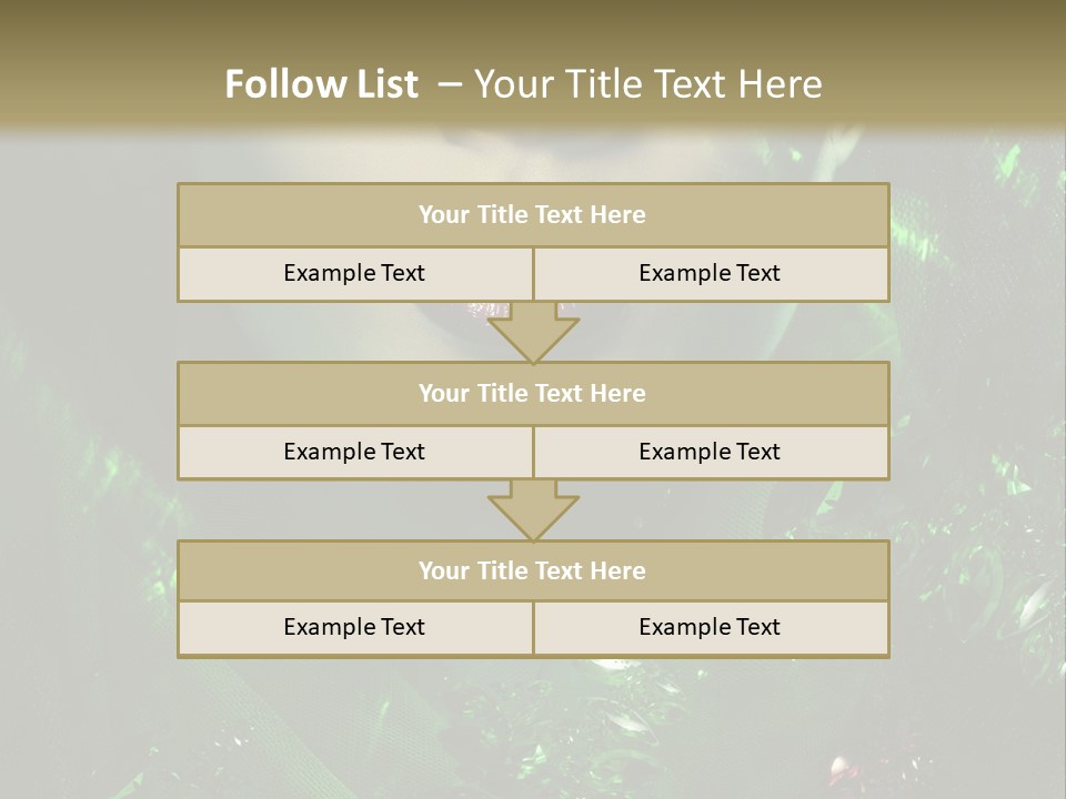 Seductive Glamour Brilliant PowerPoint Template