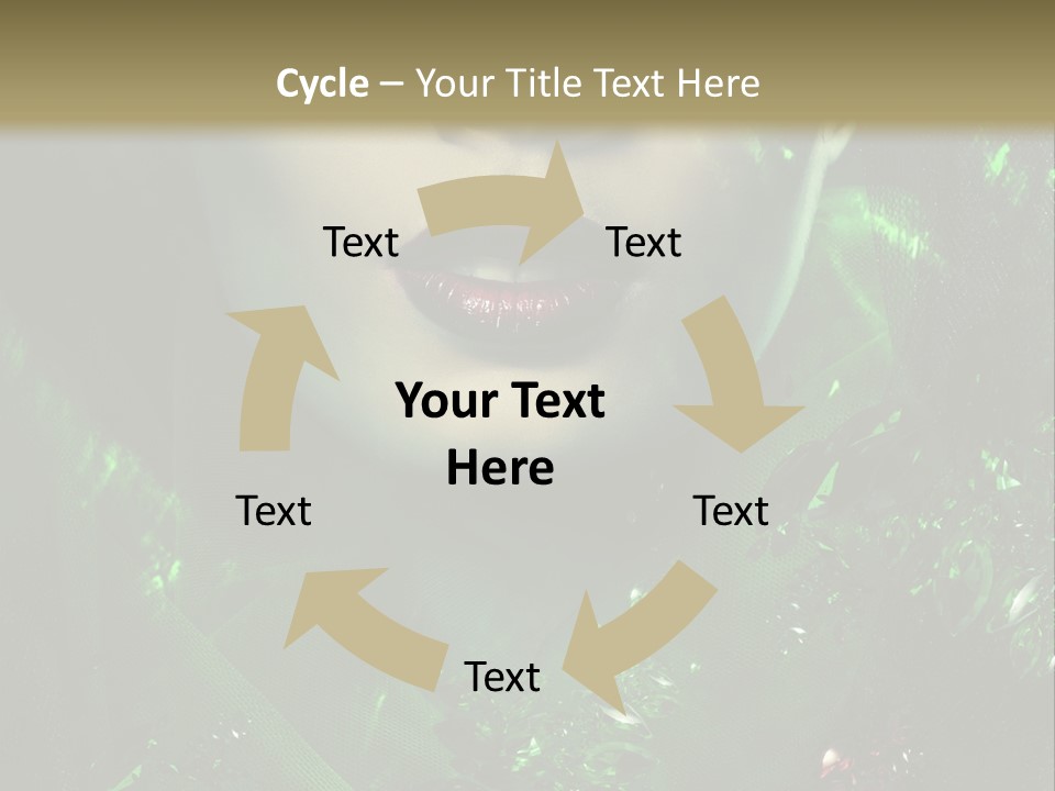 Seductive Glamour Brilliant PowerPoint Template