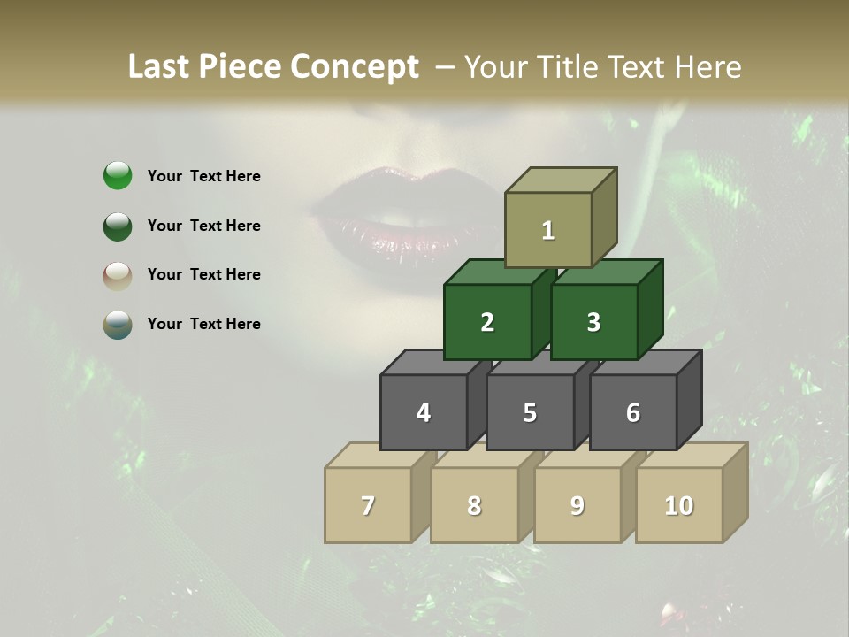 Seductive Glamour Brilliant PowerPoint Template