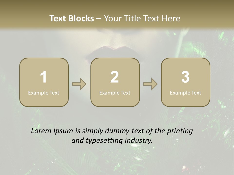 Seductive Glamour Brilliant PowerPoint Template