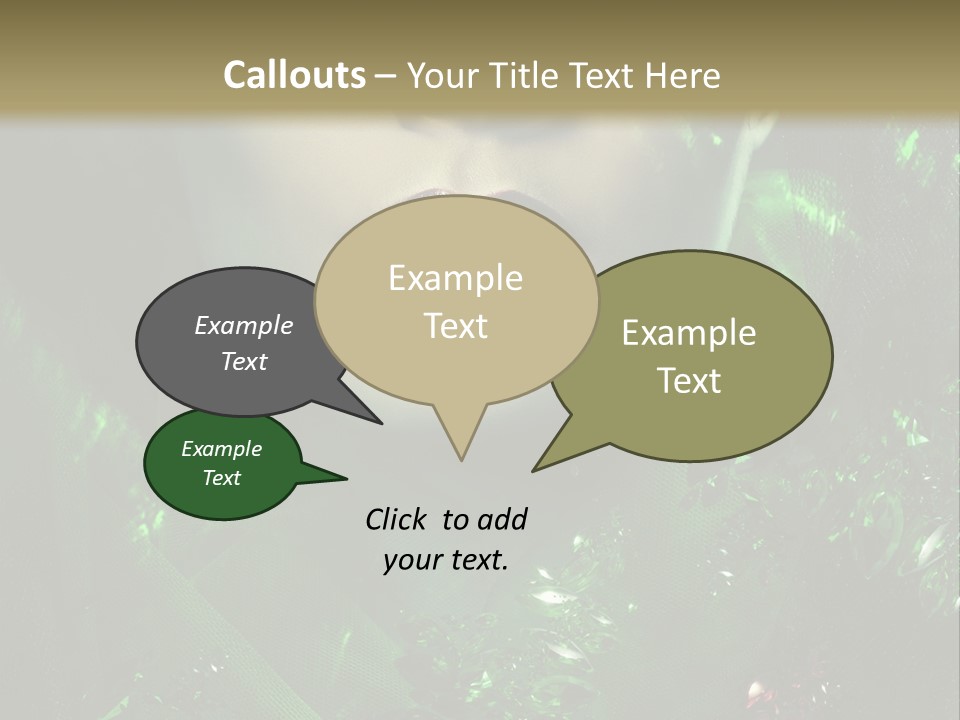 Seductive Glamour Brilliant PowerPoint Template