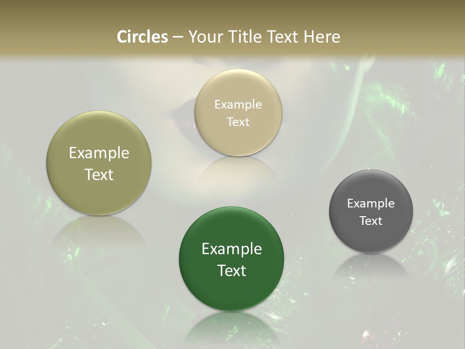 Seductive Glamour Brilliant PowerPoint Template