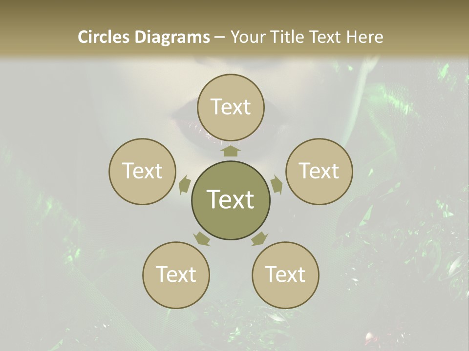 Seductive Glamour Brilliant PowerPoint Template