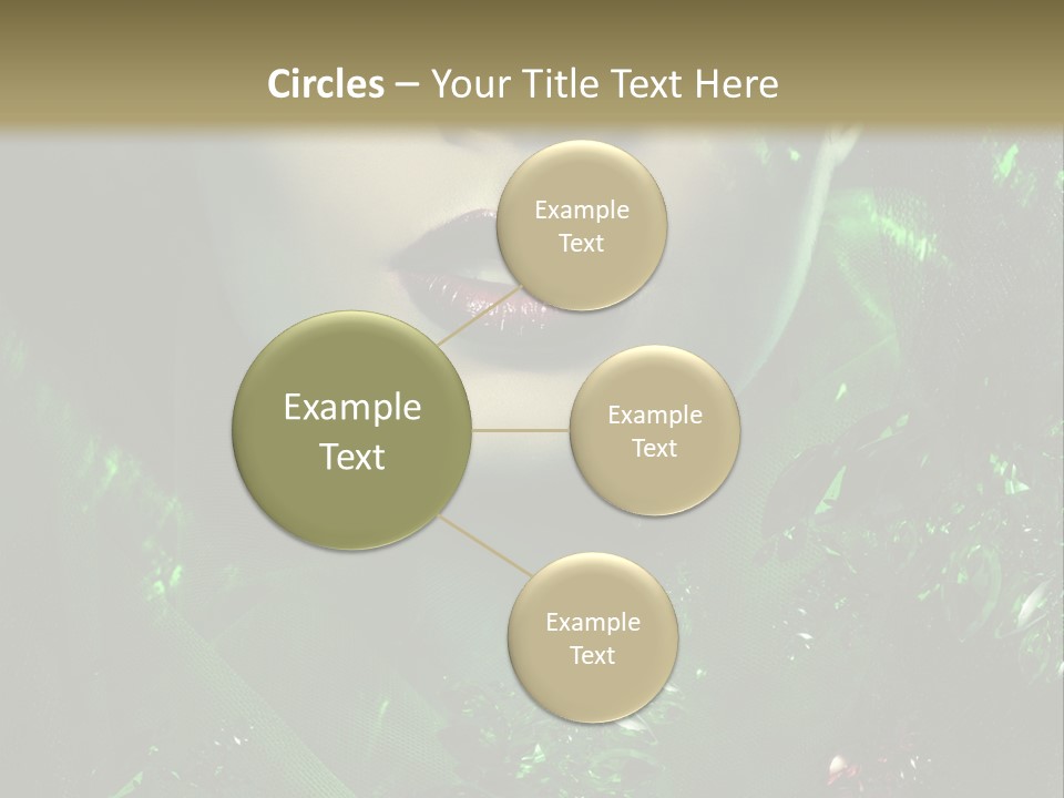 Seductive Glamour Brilliant PowerPoint Template