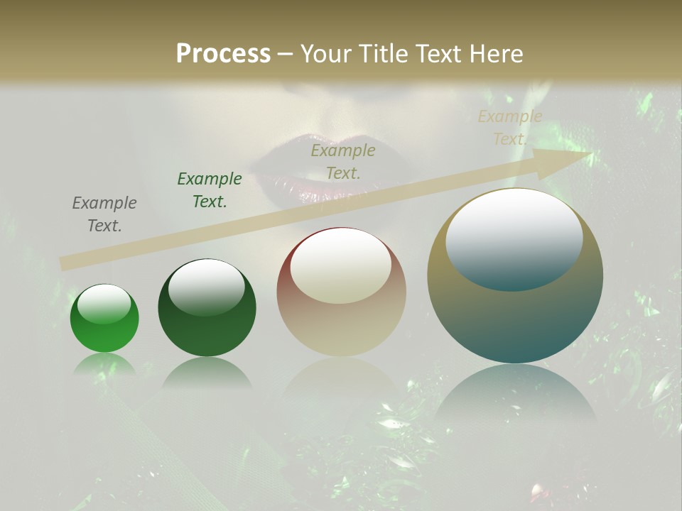 Seductive Glamour Brilliant PowerPoint Template