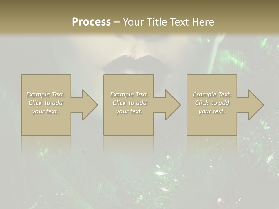 Seductive Glamour Brilliant PowerPoint Template