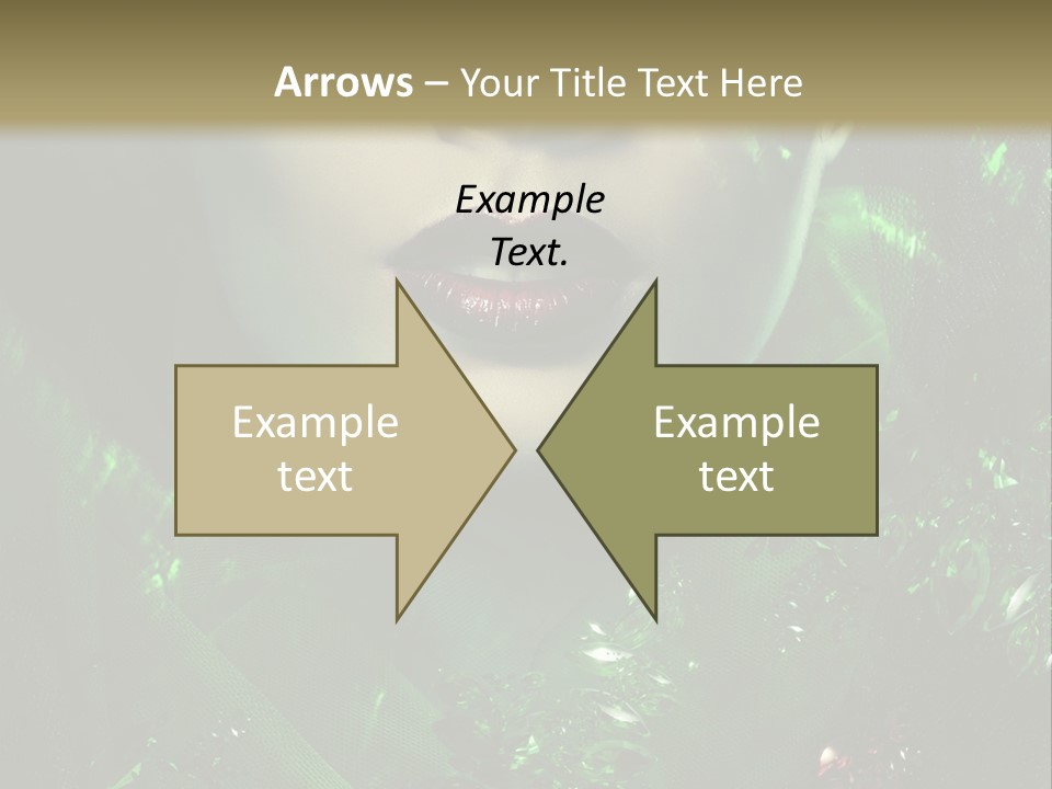 Seductive Glamour Brilliant PowerPoint Template