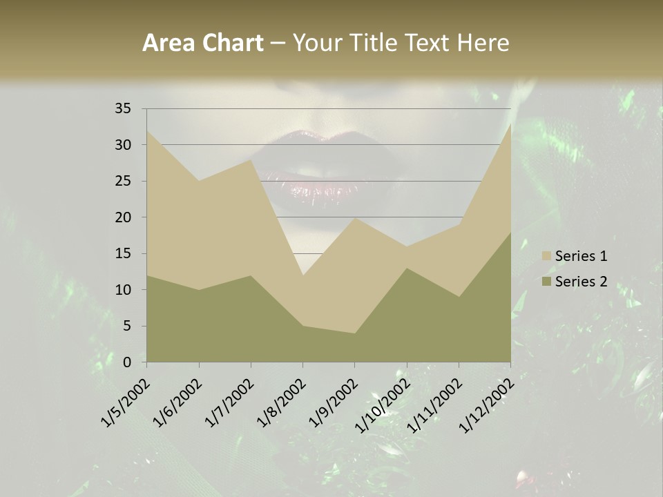 Seductive Glamour Brilliant PowerPoint Template