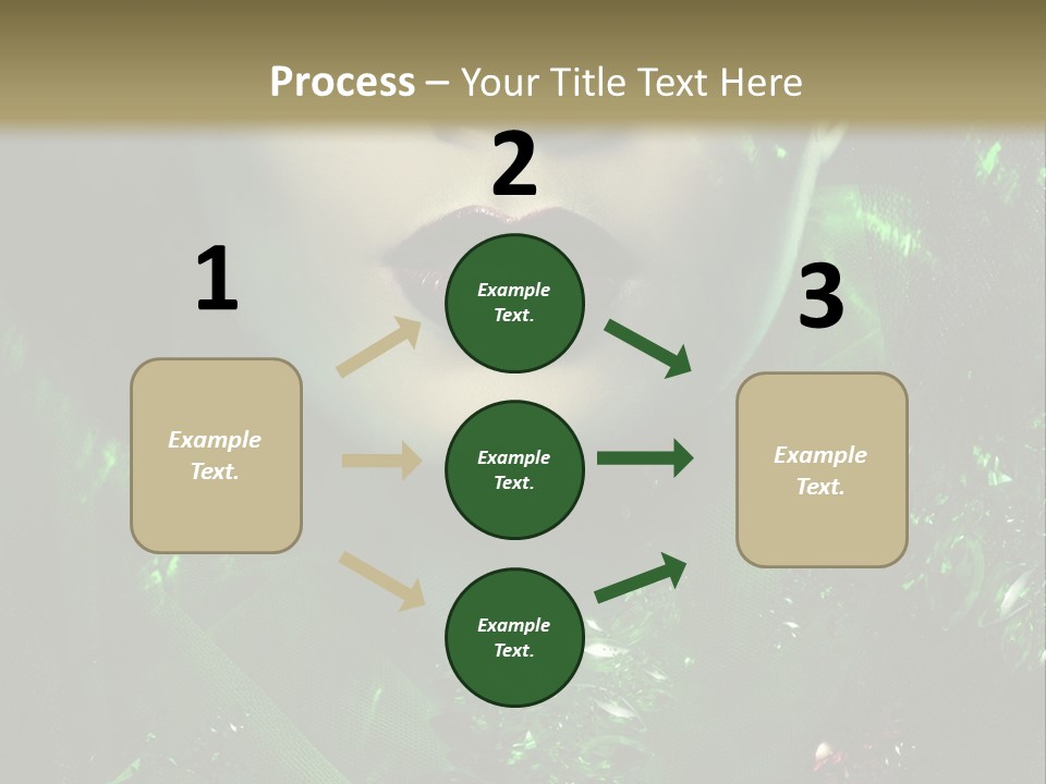 Seductive Glamour Brilliant PowerPoint Template