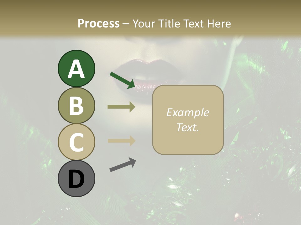 Seductive Glamour Brilliant PowerPoint Template