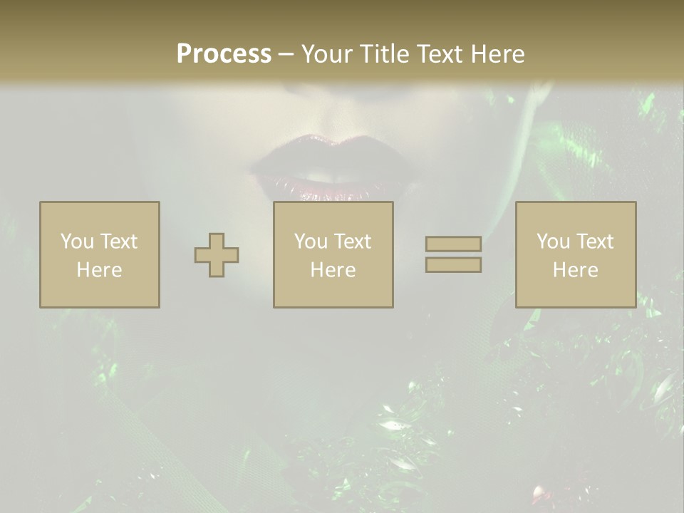Seductive Glamour Brilliant PowerPoint Template