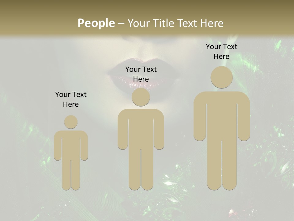 Seductive Glamour Brilliant PowerPoint Template