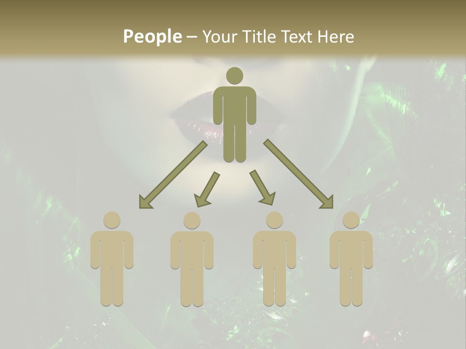 Seductive Glamour Brilliant PowerPoint Template