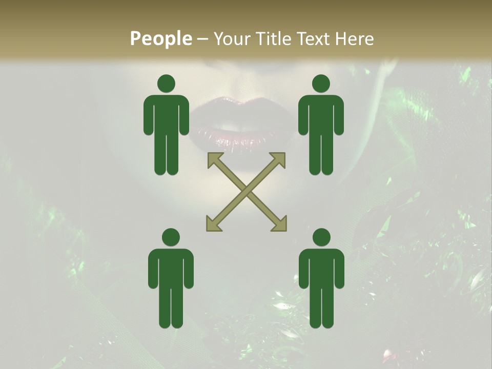 Seductive Glamour Brilliant PowerPoint Template