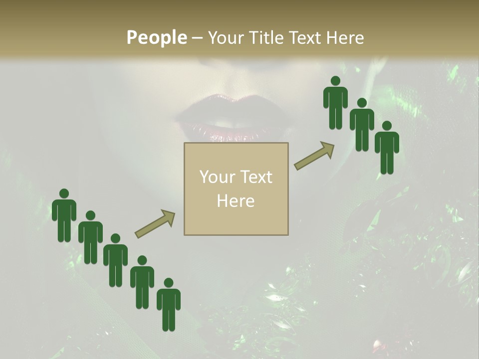 Seductive Glamour Brilliant PowerPoint Template