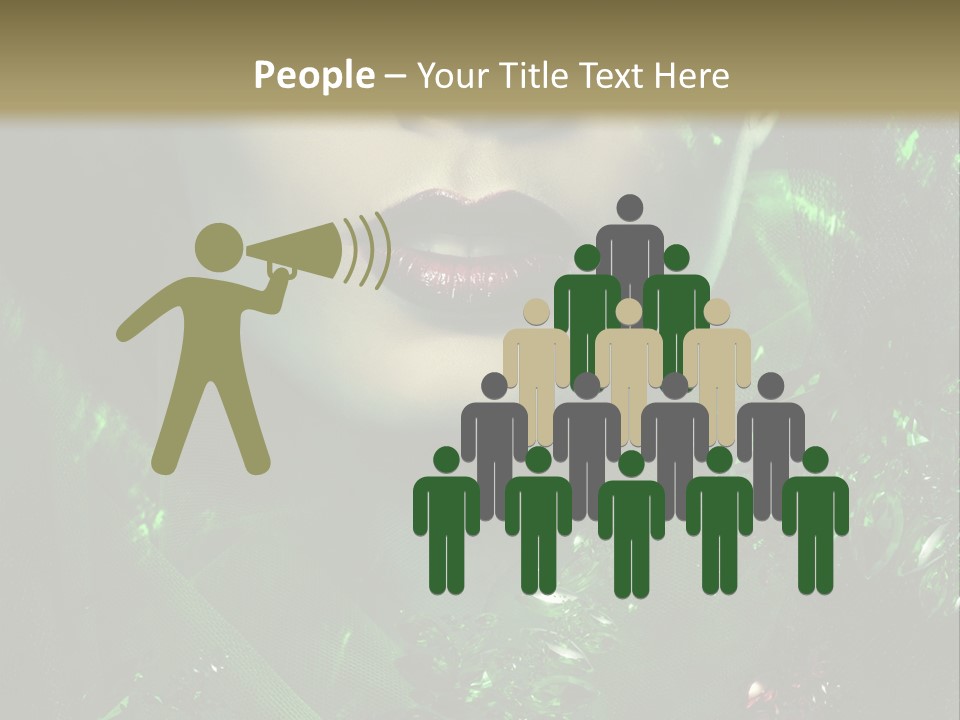 Seductive Glamour Brilliant PowerPoint Template