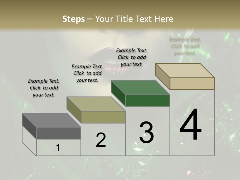 Seductive Glamour Brilliant PowerPoint Template