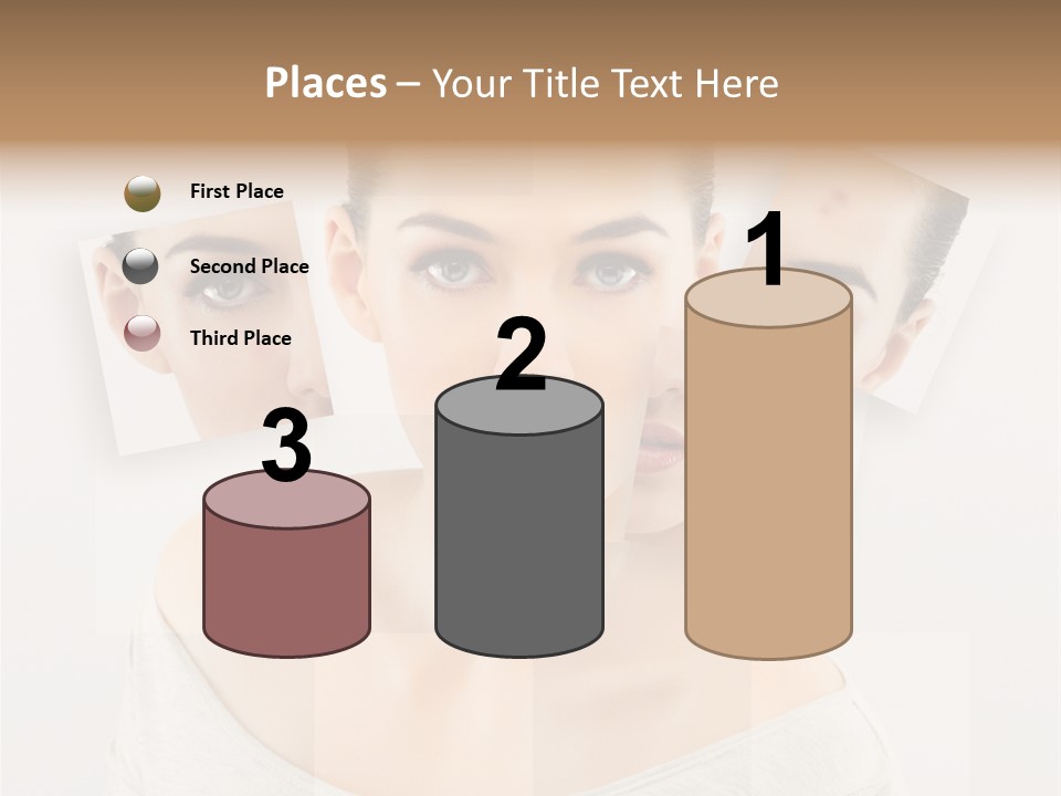 Complexion White Acne PowerPoint Template