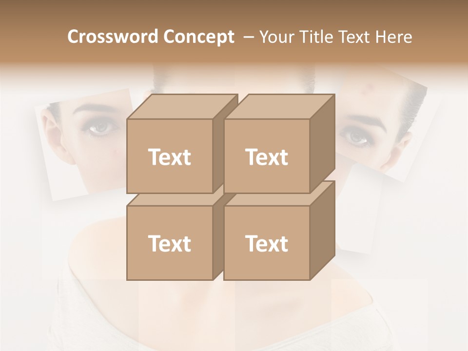 Complexion White Acne PowerPoint Template