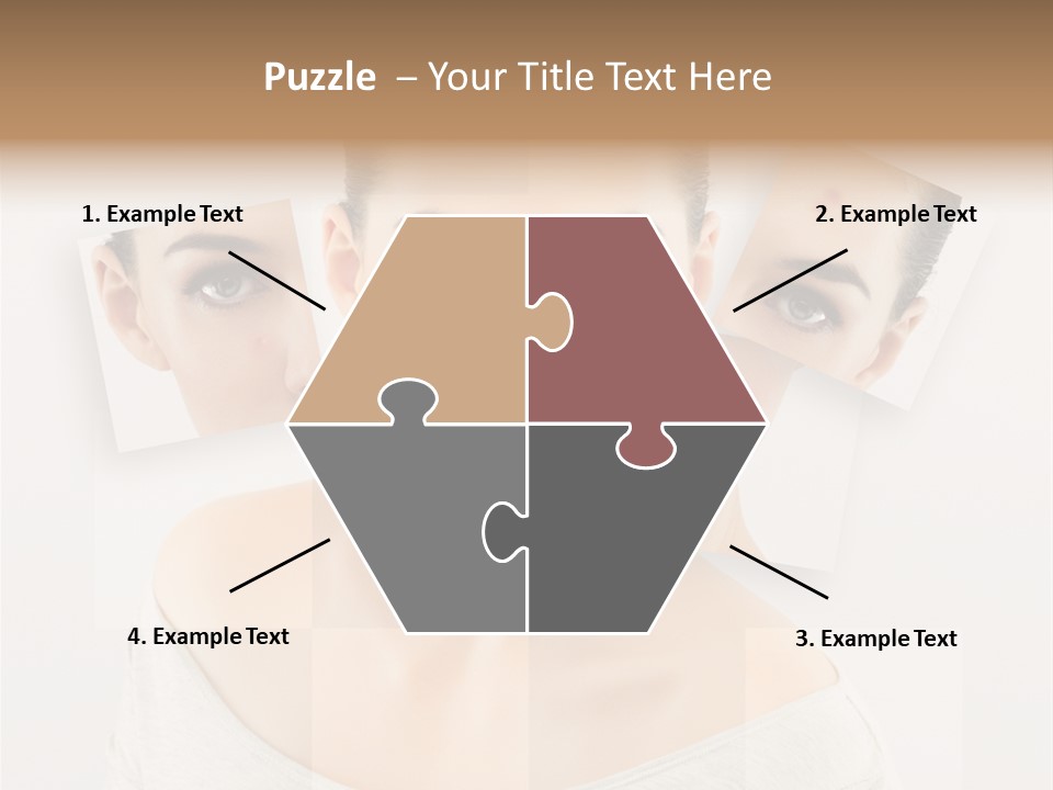 Complexion White Acne PowerPoint Template