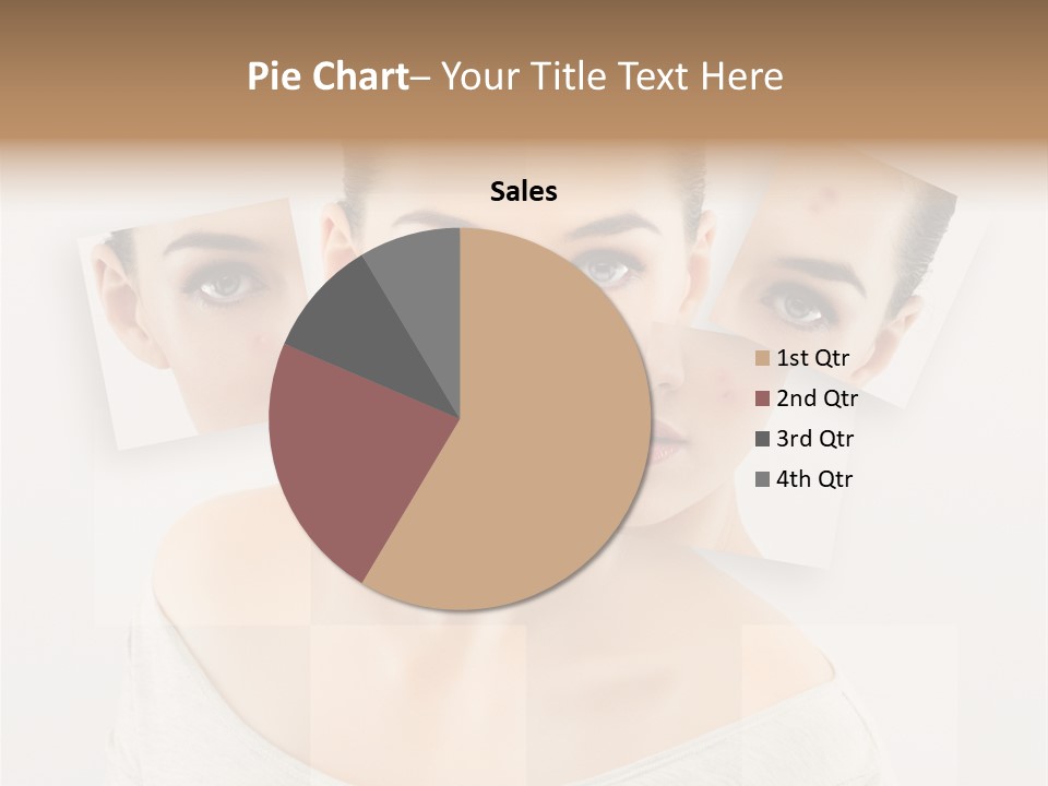 Complexion White Acne PowerPoint Template