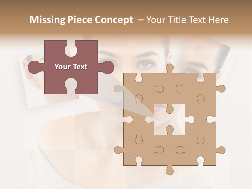 Complexion White Acne PowerPoint Template