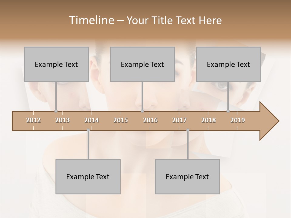 Complexion White Acne PowerPoint Template