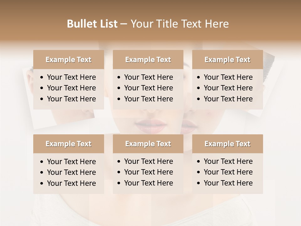 Complexion White Acne PowerPoint Template