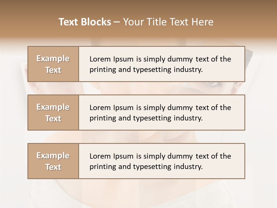 Complexion White Acne PowerPoint Template