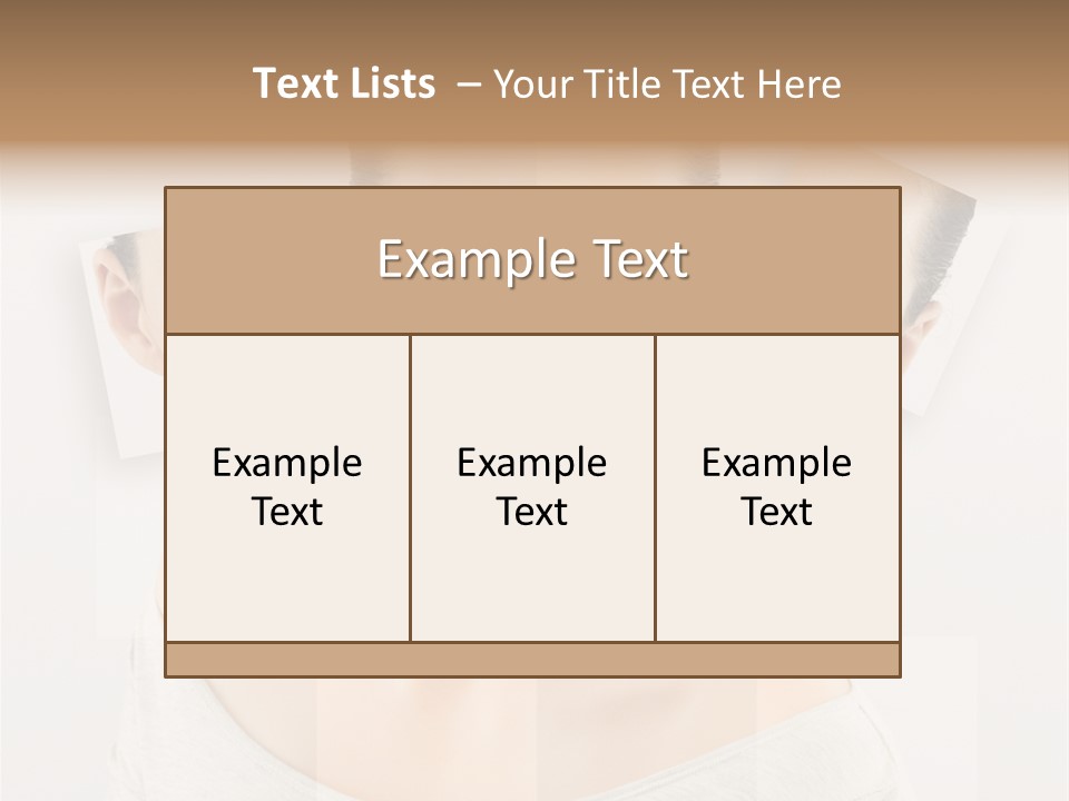 Complexion White Acne PowerPoint Template