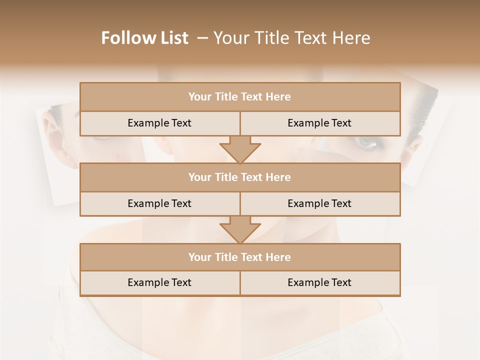 Complexion White Acne PowerPoint Template