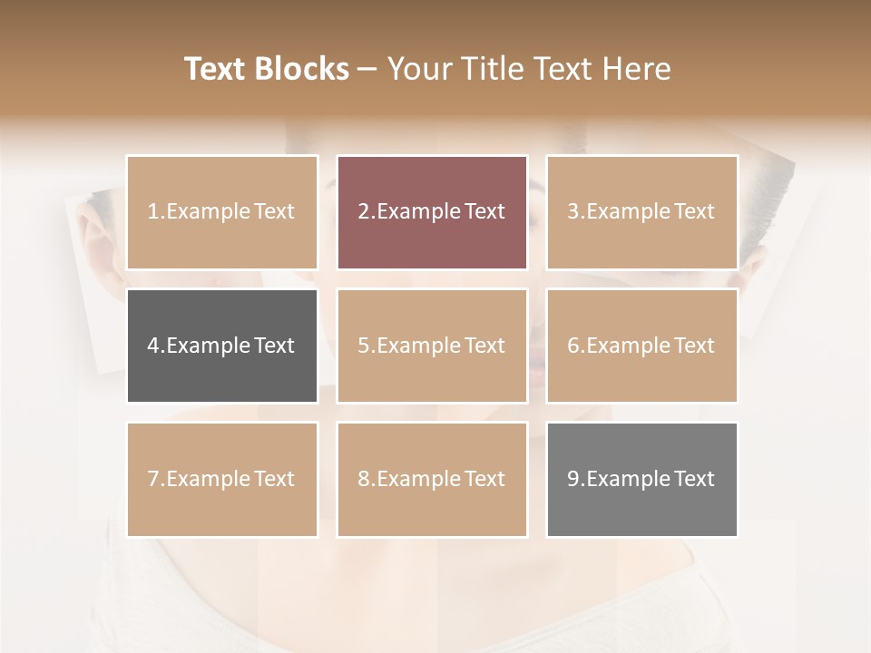 Complexion White Acne PowerPoint Template