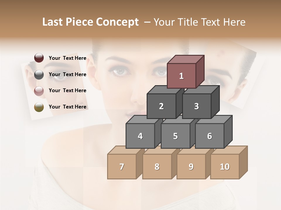 Complexion White Acne PowerPoint Template