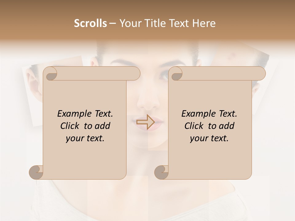 Complexion White Acne PowerPoint Template