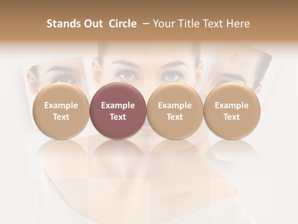 Complexion White Acne PowerPoint Template