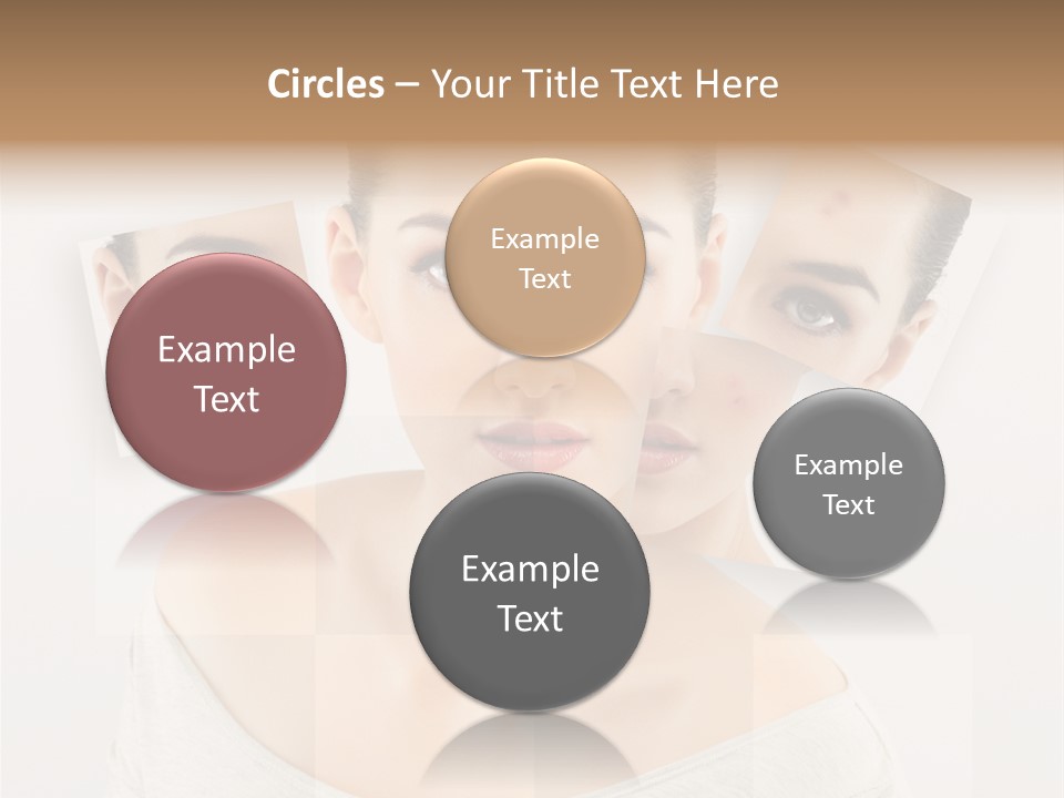Complexion White Acne PowerPoint Template