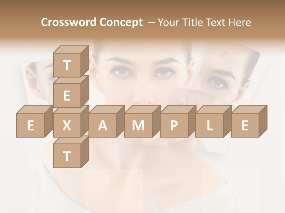 Complexion White Acne PowerPoint Template