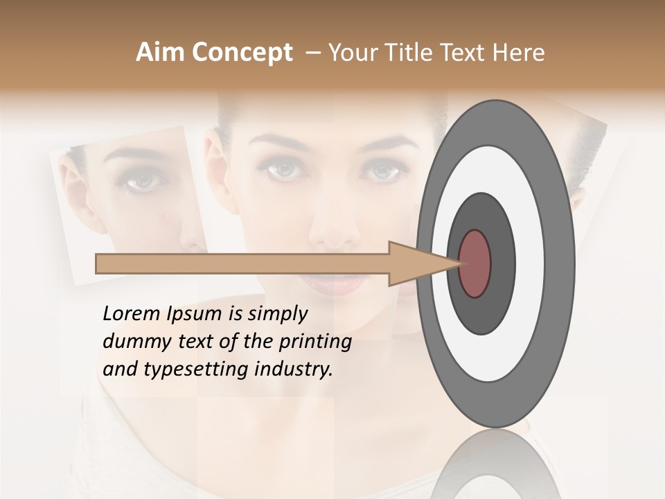 Complexion White Acne PowerPoint Template