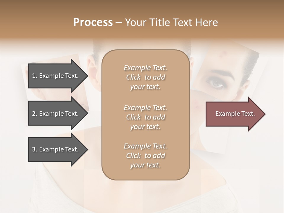 Complexion White Acne PowerPoint Template