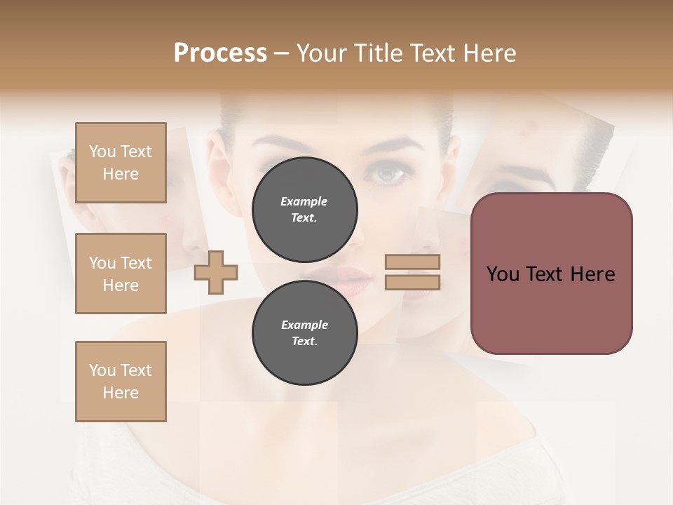 Complexion White Acne PowerPoint Template