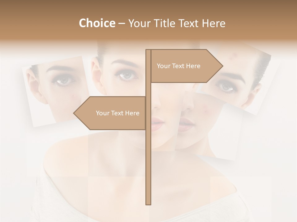 Complexion White Acne PowerPoint Template