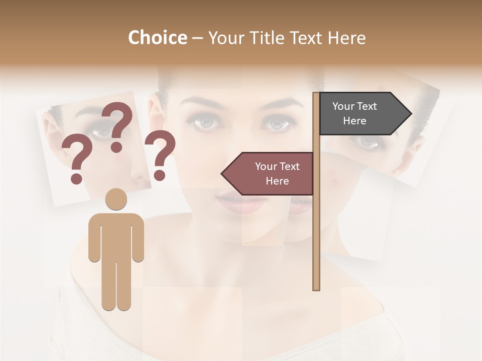 Complexion White Acne PowerPoint Template