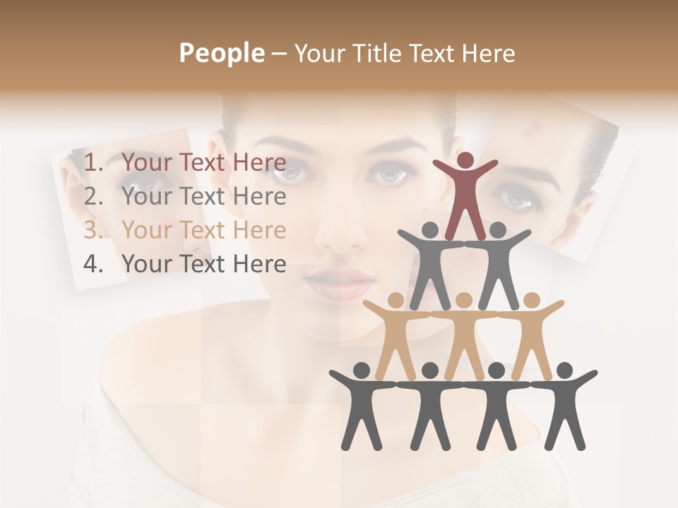 Complexion White Acne PowerPoint Template