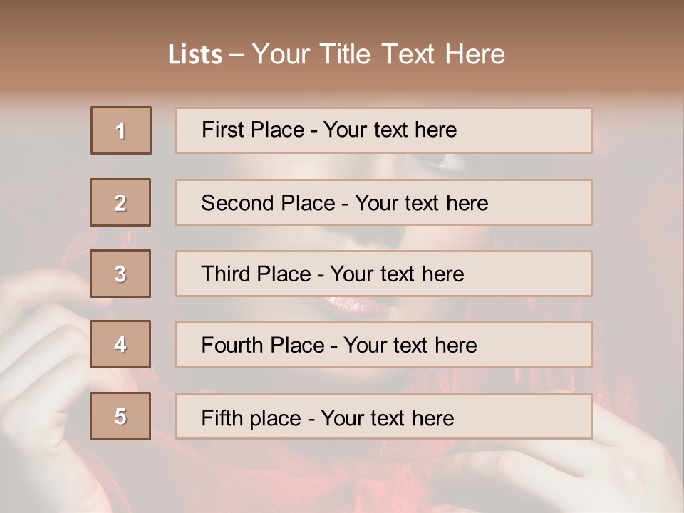 Persian Asian Clothing PowerPoint Template