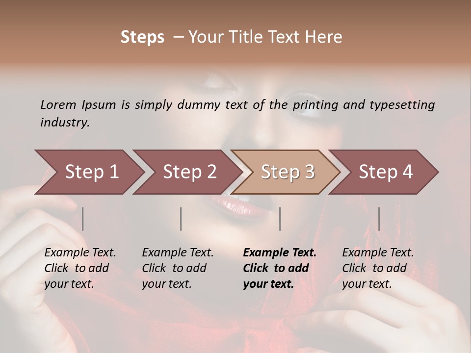 Persian Asian Clothing PowerPoint Template