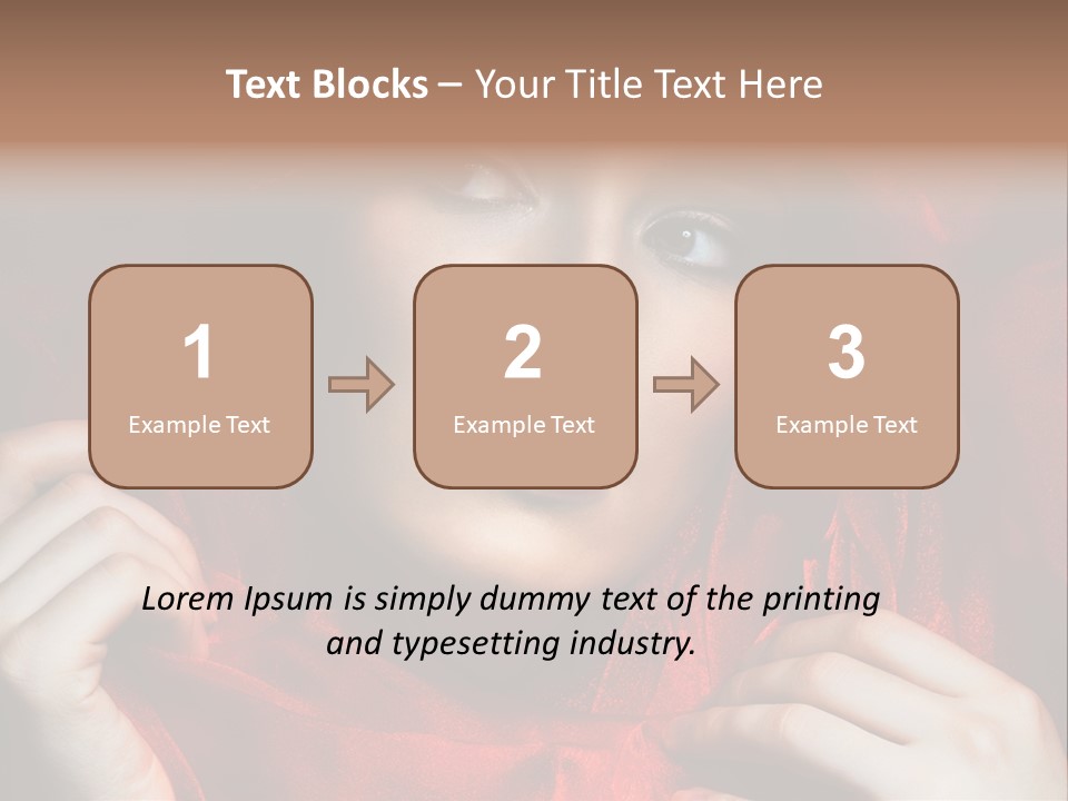 Persian Asian Clothing PowerPoint Template